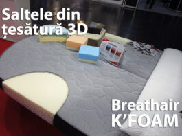Saltele din material plastic 3D la standul K’FOAM de la Caravan Salon 2021
