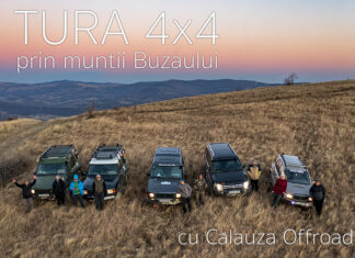 Tura off-road prin județul Buzău, România, 15 ianuarie 2022