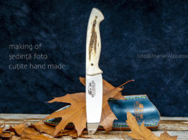 Making of ședință foto în studio – fotografii la cuțite realizate hand made