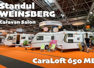 Standul Weinsberg la Caravan Salon Dusseldorf | camper CaraLoft 650 ME