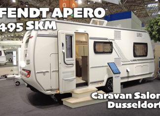Rulota Fendt Apero 495 SKM | Caravan Salon Dusseldorf | model 2023