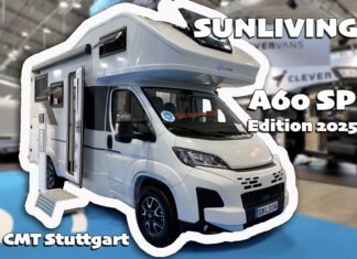 🦊 🎥 Full tour SUNLIVING A60 SP Edition 2025 I Alcove camper I CMT 2025