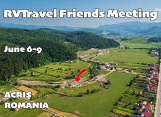 🏕️🔥 RVTravel Friends Meeting 6-9 iunie – Rusalii I Acriș, Vama Buzăului, România