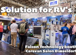 Solution for RV’s | Falcon Technology booth from UK at Caravan Salon 2025