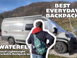 🎒Rucsac mic și ușor, pliabil, WATERFLY, 20 l, ultra ușor, pentru călătorii, drumeții și camping