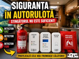 🔥 Siguranța în autorulotă: stingătorul nu este suficient. Detectoarele de gaz, fum și CO pot face diferența