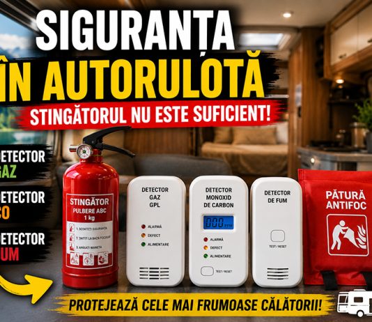 🔥 Siguranța în autorulotă: stingătorul nu este suficient. Detectoarele de gaz, fum și CO pot face diferența