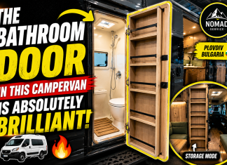 🚐🔥 Ușa de la baie din acest campervan este absolut genială! NOMAD Service Plovdiv