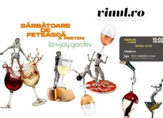 Sărbătoare de Fetească (și prietenii ei): 3 iunie, NJoy Garden & Club București