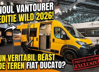 NOUTĂȚI 2026: VANTourer 600 L Wild Edition – Un „Beast” de teren pe bază Fiat Ducato