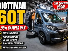 🚐 GiottiVan 60T 2026 – Campervanul de 5,99 m cu cea mai ingenioasă baie? Tur complet & impresii RV