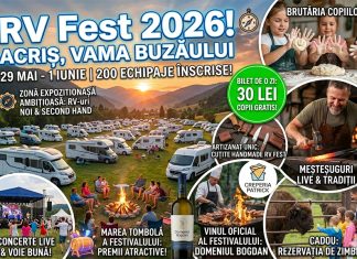 RV Fest 2026 adună peste 200 de echipaje la Vama Buzăului: Probabil cel mai fain festival de caravaning din România începe pe 29 mai
