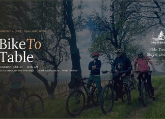 BikeToTable la Crama Lipiot – bicicletă, vin bun și locuri gratuite pentru autorulote în inima Dealu Mare