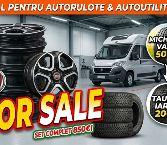 FOR SALE! Jante NOI + anvelope Fiat Ducato, Peugeot Boxer, Citroen Jumper, Opel Movano – 225 75 R16C