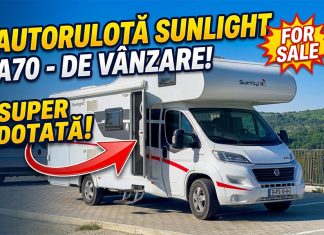 🔥FOR SALE! 🚐 Autorulotă Sunlight A70 (2019) – Alcove, Fiat 2.3, 130 CP | Foarte bine echipată!