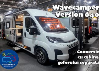 Wavecamper 640 – Campervanul cu cabină separată care redefinește utilizarea spațiului