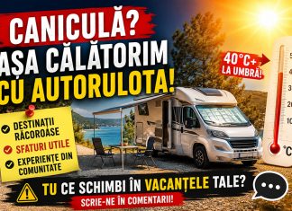 Valurile de căldură schimbă modul în care călătorim cu autorulota. Tu ce faci când termometrul trece de 35°C?