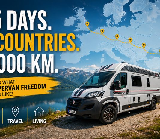 🚐 25 de zile. Peste 5.000 km. 6 țări. O singură filozofie: Work. Travel. Living.🌍