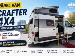Pärel Van – Conversie Premium pe Volkswagen Crafter 4×4 | Camper Studio & OCC Bulgaria