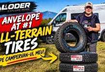 Campervanul meu tocmai a primit o îmbunătățire serioasă! 🔥 Faceți cunoștință cu noile mele anvelope all-terrain LODER AT#1!