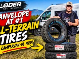 Campervanul meu tocmai a primit o îmbunătățire serioasă! 🔥 Faceți cunoștință cu noile mele anvelope all-terrain LODER AT#1!